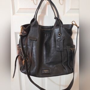Fossil Emerson Satchel Black